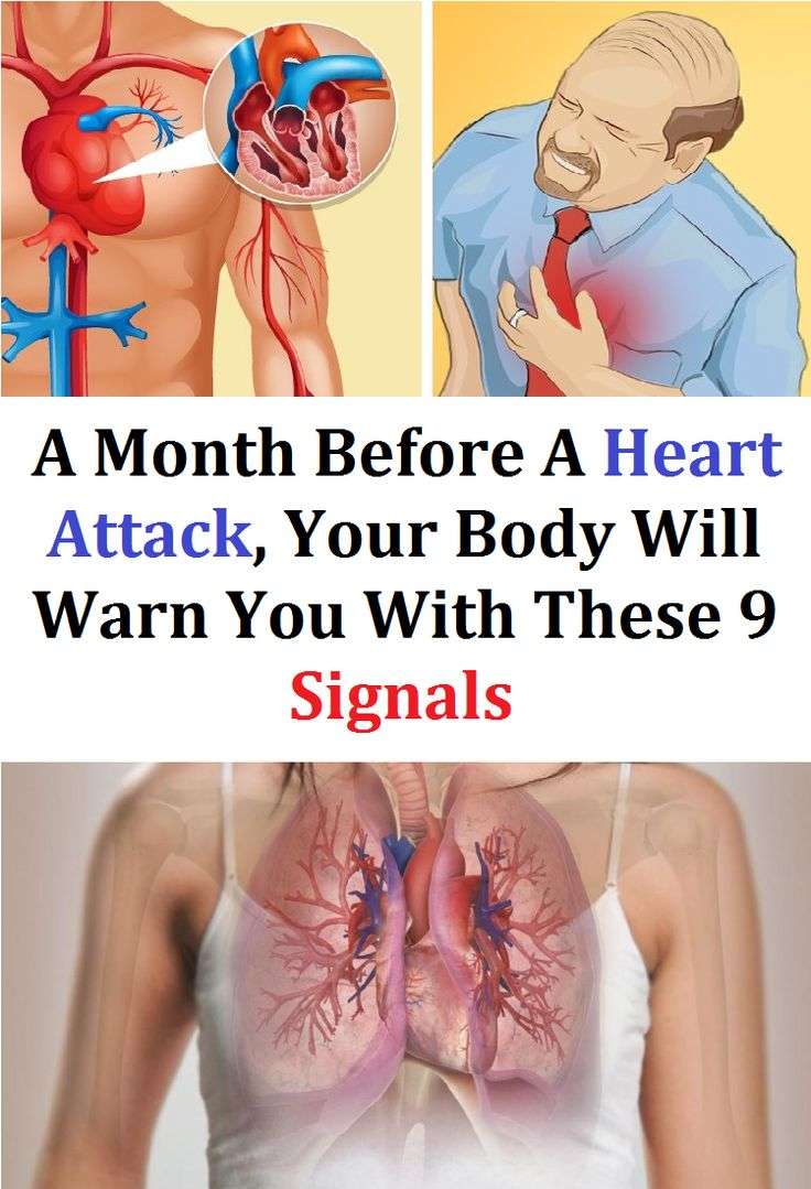 A Month Before A Heart Attack, Your Body Will Warn You With These 9 ...