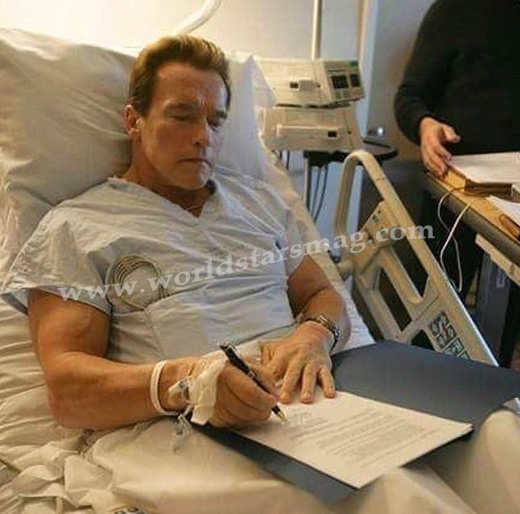 Arnold Schwarzenegger Is Back After Emergency Open