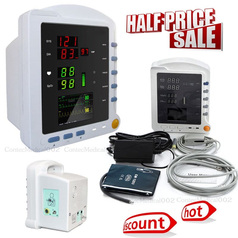 Contec Sale New ICU Patient Monitor 2.8 inch Vital Signs Monitor 4 ...