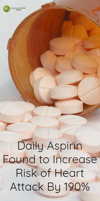 Daily Aspirin Found to Increase Risk of Heart Attack By 190%