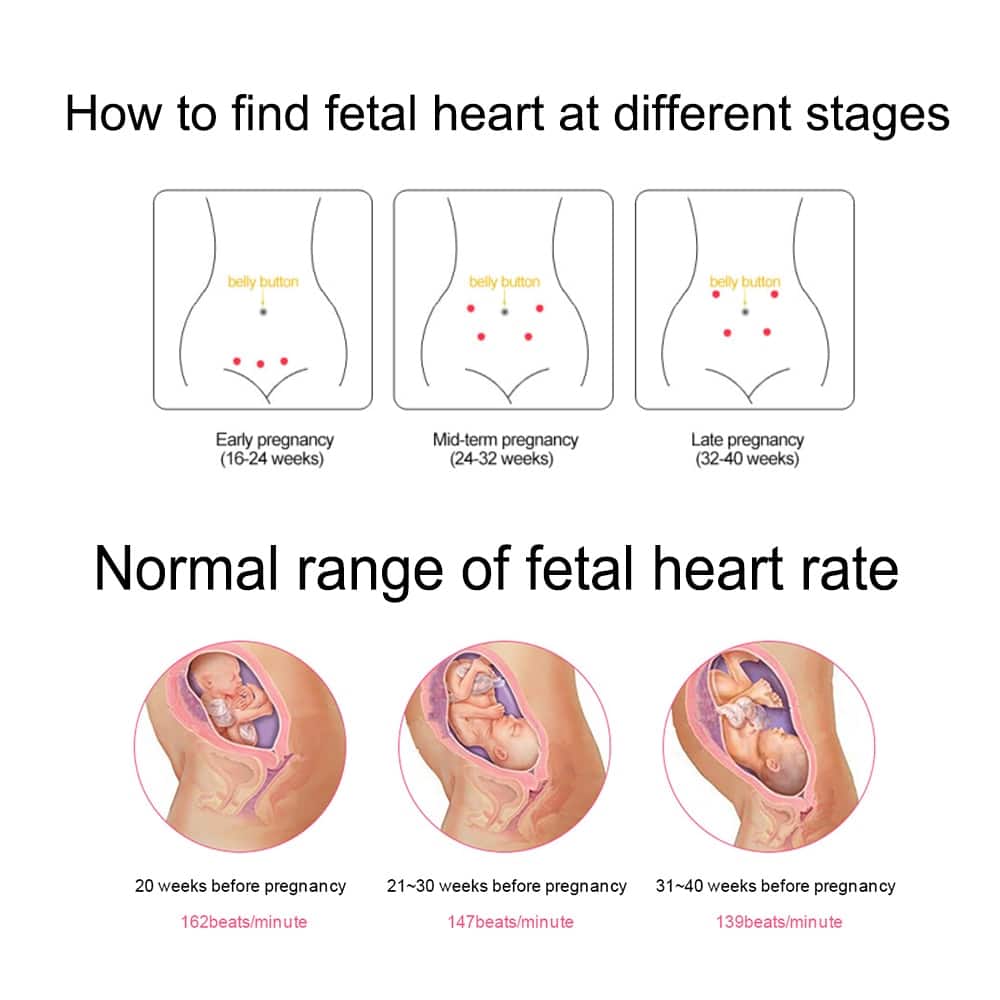 Fetal Doppler Baby Heart Beat Monitor