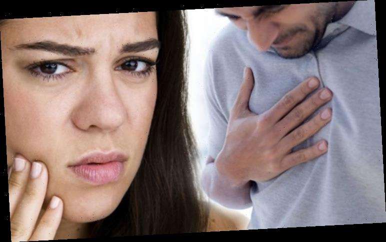 Heart attack: Pain in the jaw is a lesser