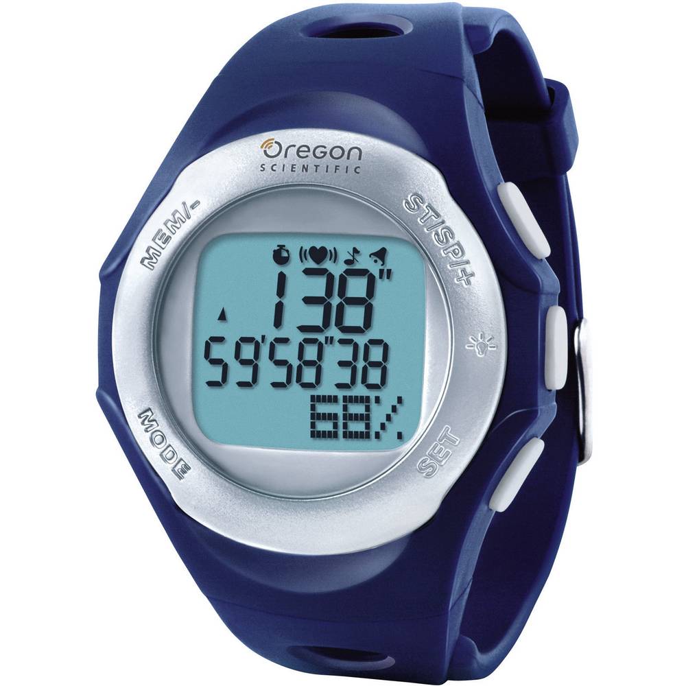 Heart rate monitor watch with chest strap Oregon Scientific SE 120 Dark ...