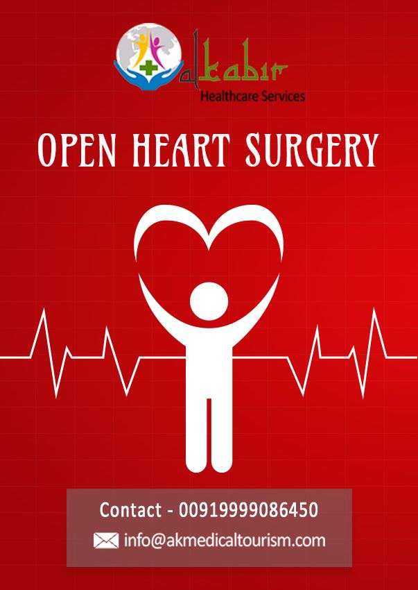 How much does an Open heart surgery costs in India?