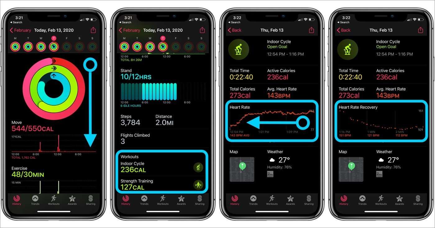 How to See Heart Rate Recovery on Apple Watch and iPhone