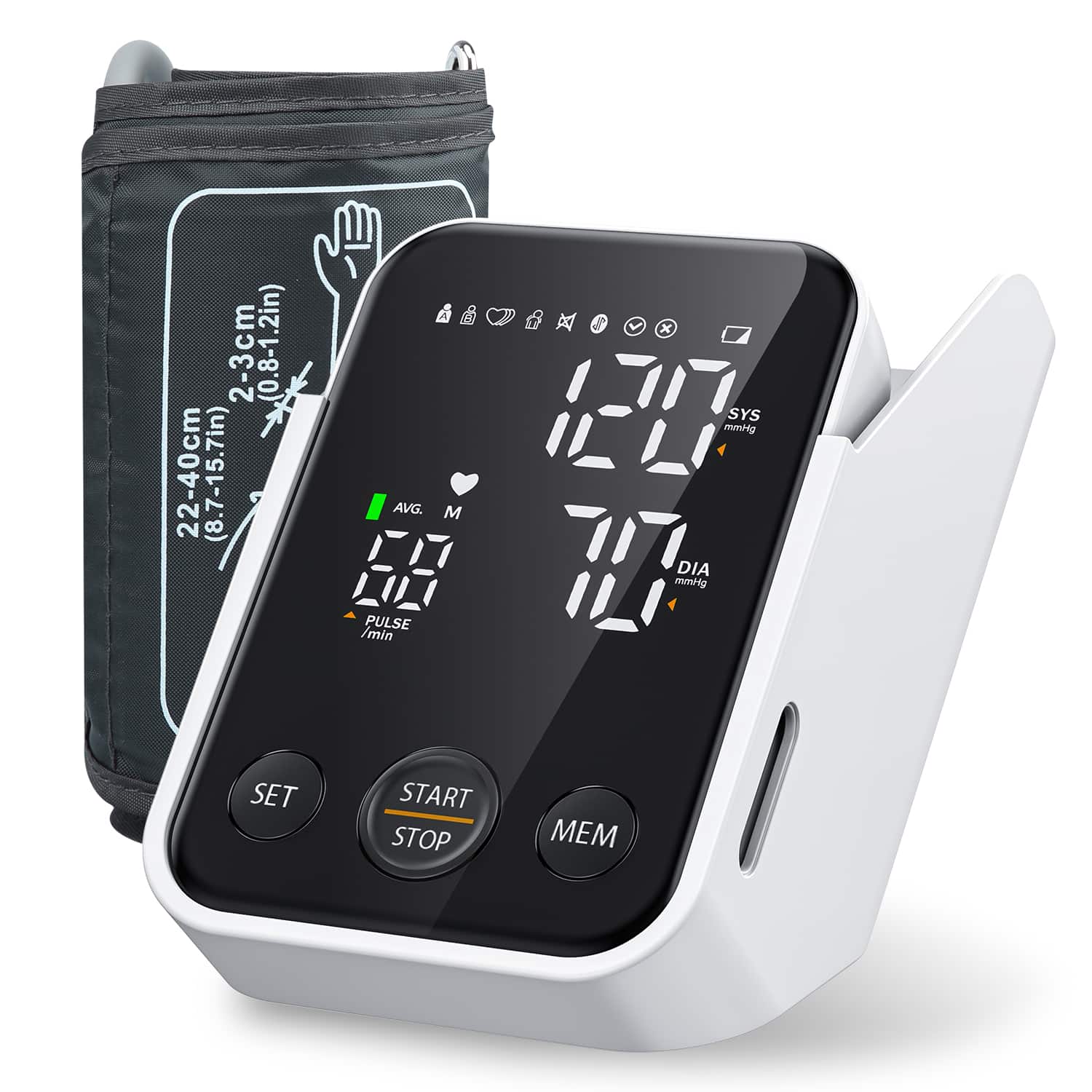JUMPER Upper Arm Blood Pressure Monitor Automatic Blood Pressure and ...