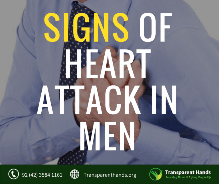 Major Signs of Heart Attack in Men