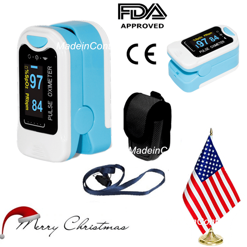 OLED Fingertip Finger Pulse Oximeter SpO2 Blood Oxygen Heart Rate ...
