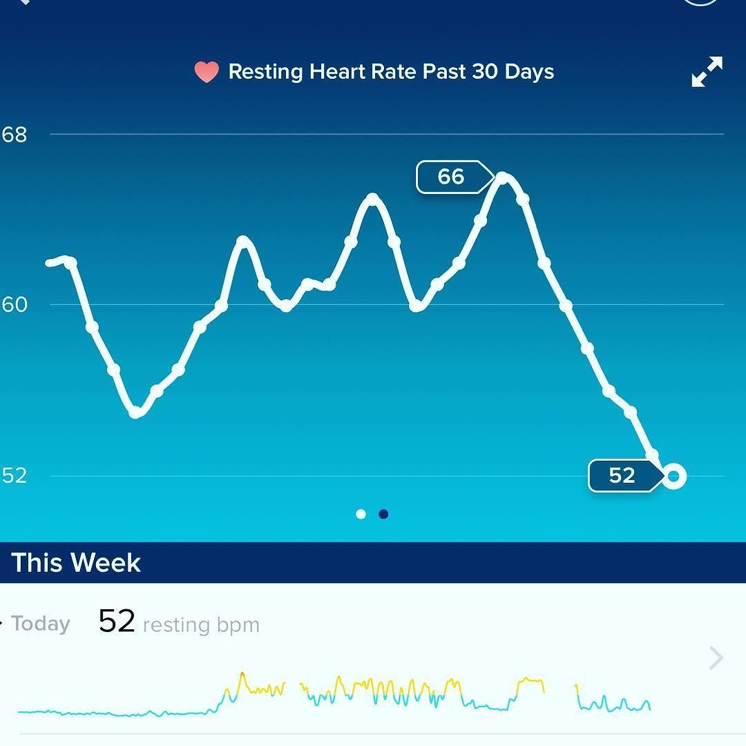 PippaLov on Instagram: Interesting! My resting heart rate is dropping ...