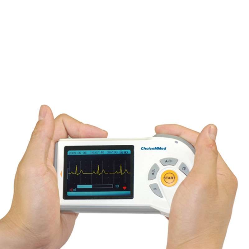Portable Heart Rate Heartbeat Detector ECG Monitor Handheld Observer ...