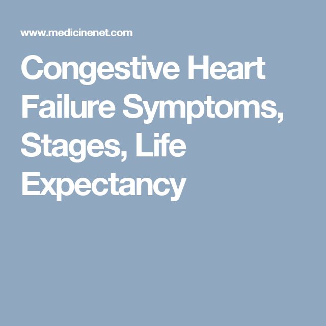 The 25+ best Congestive heart failure stages ideas on Pinterest ...