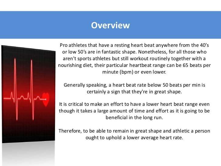 The Benefits of a Lowered Heart Rate