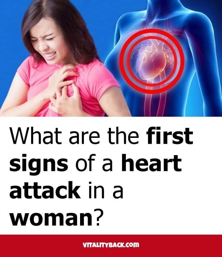 What are the first signs of a heart attack in a woman? Simply click ...
